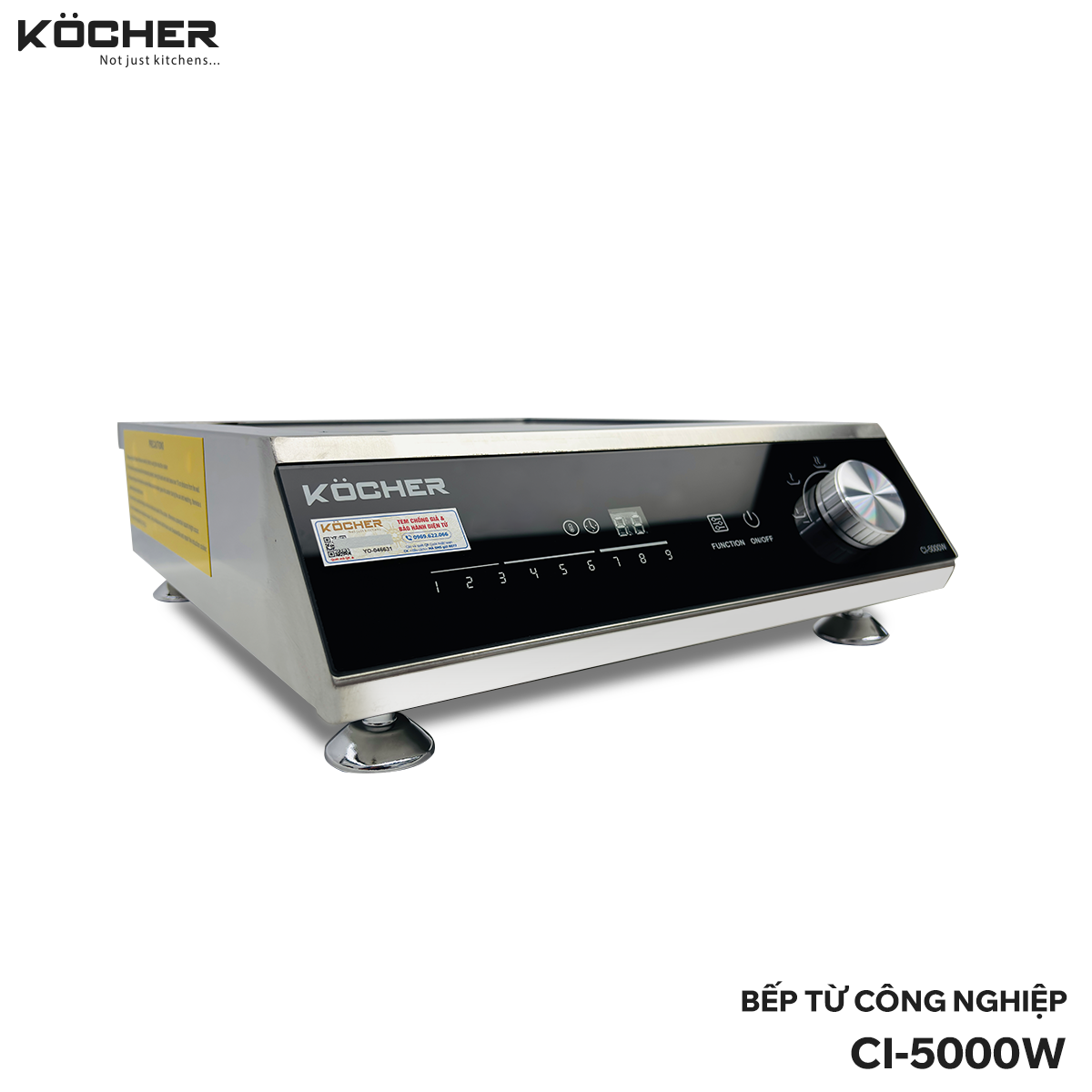 Bếp Từ Công Nghiệp Kocher CI-5000W - Hàng Chính Hãng