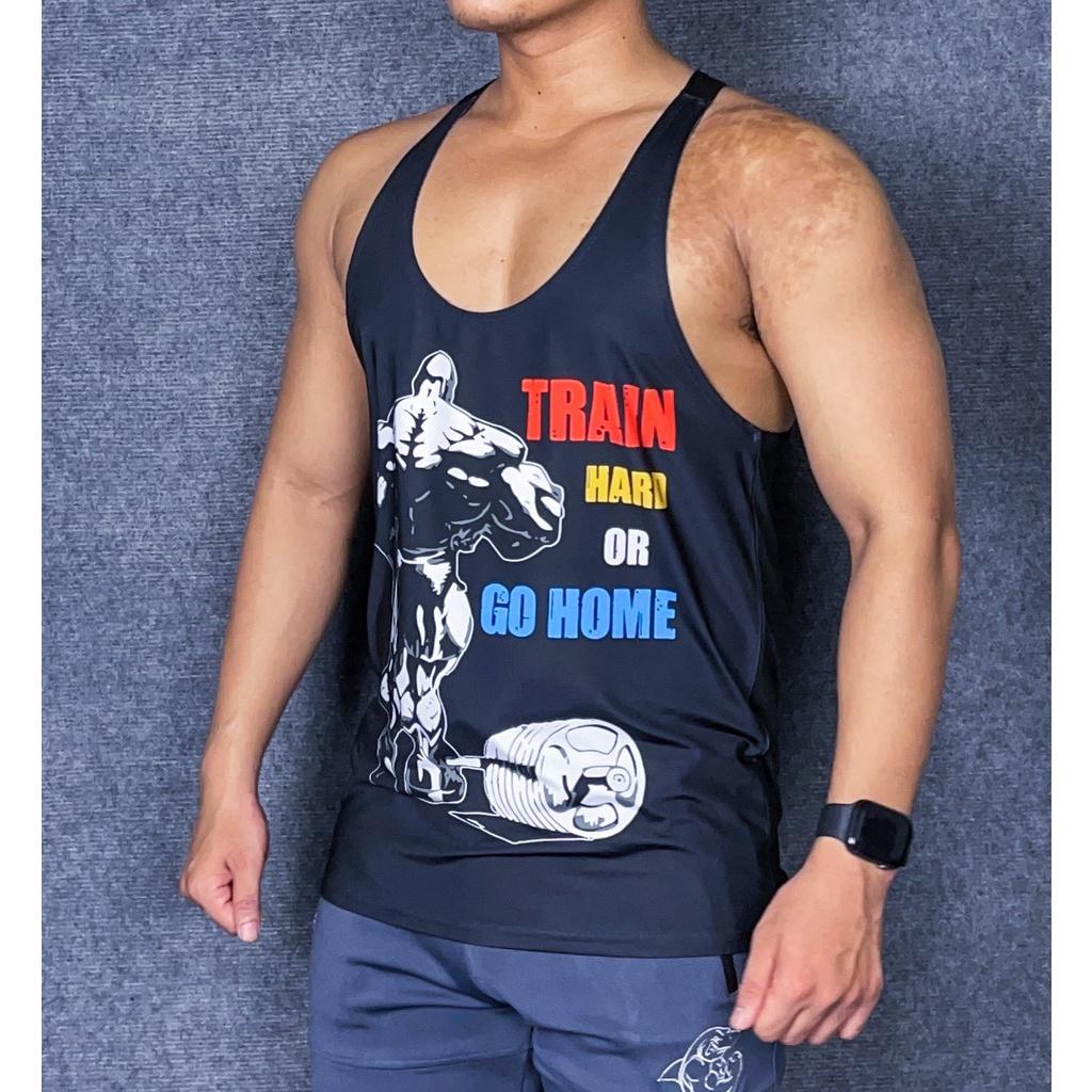 Áo 3 lỗ nam tập gym DO GYM SHOP form body đẹp, thun lạnh 4 chiều thoáng mát