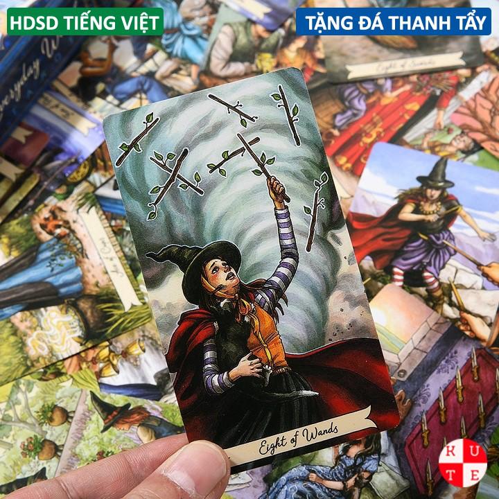 Bộ Bài Everyday Witch Tarot 78 Lá Bài Tặng Hướng Dẫn Tiếng Việt Và Đá Thanh Tẩy