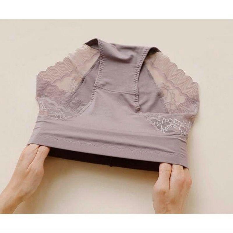 Quần lót cotton gen bụng ren