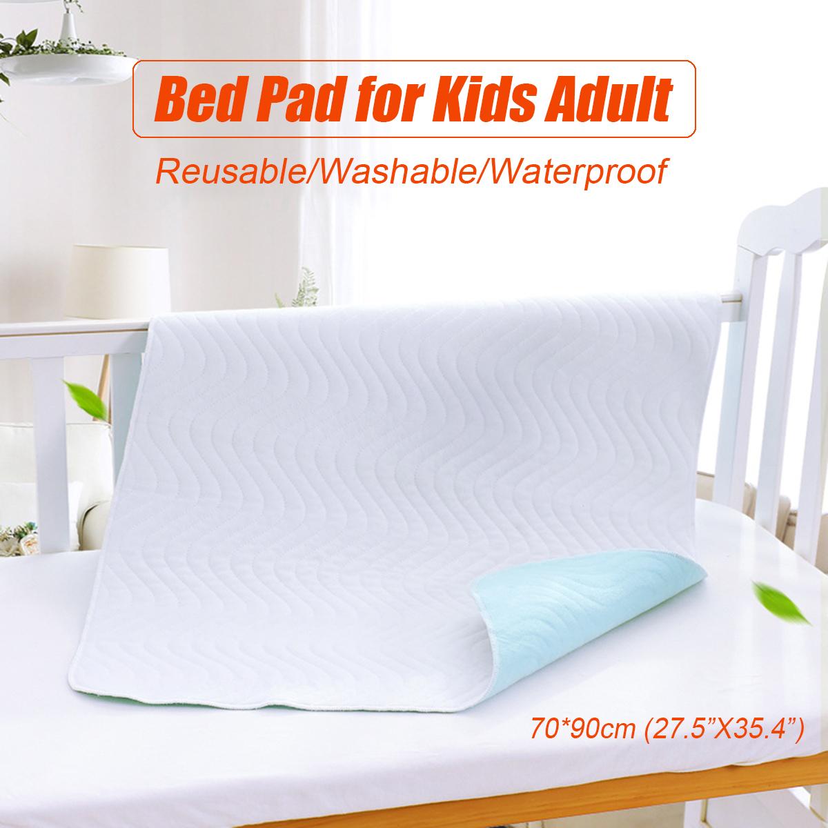 70*90 Cm Cho Trẻ Em Và Người Lớn Có Thể Giặt Có Thể Tái Sử Dụng Tấm Bảo Vệ Chống Thấm Nước Underpad Giường Miếng Lót Polyester Cho Tiểu Tiện Bệnh Nhân Miếng Lót Bao Nệm