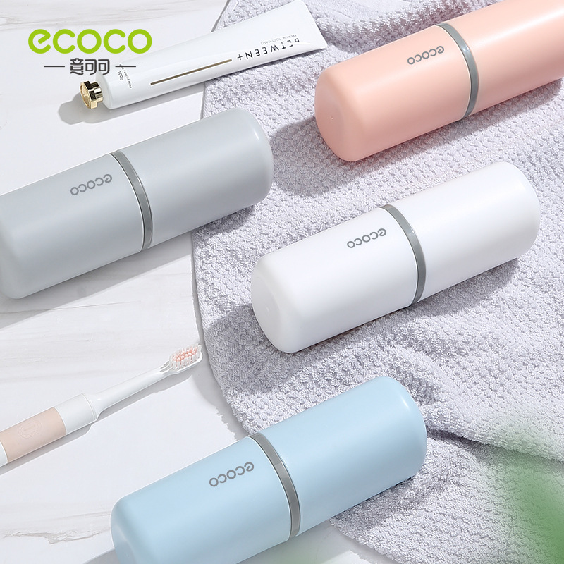 Hộp Đựng Bàn Chải Đánh Răng Du Lịch E2107 - Cốc Đánh Răng Có Nắp Đậy