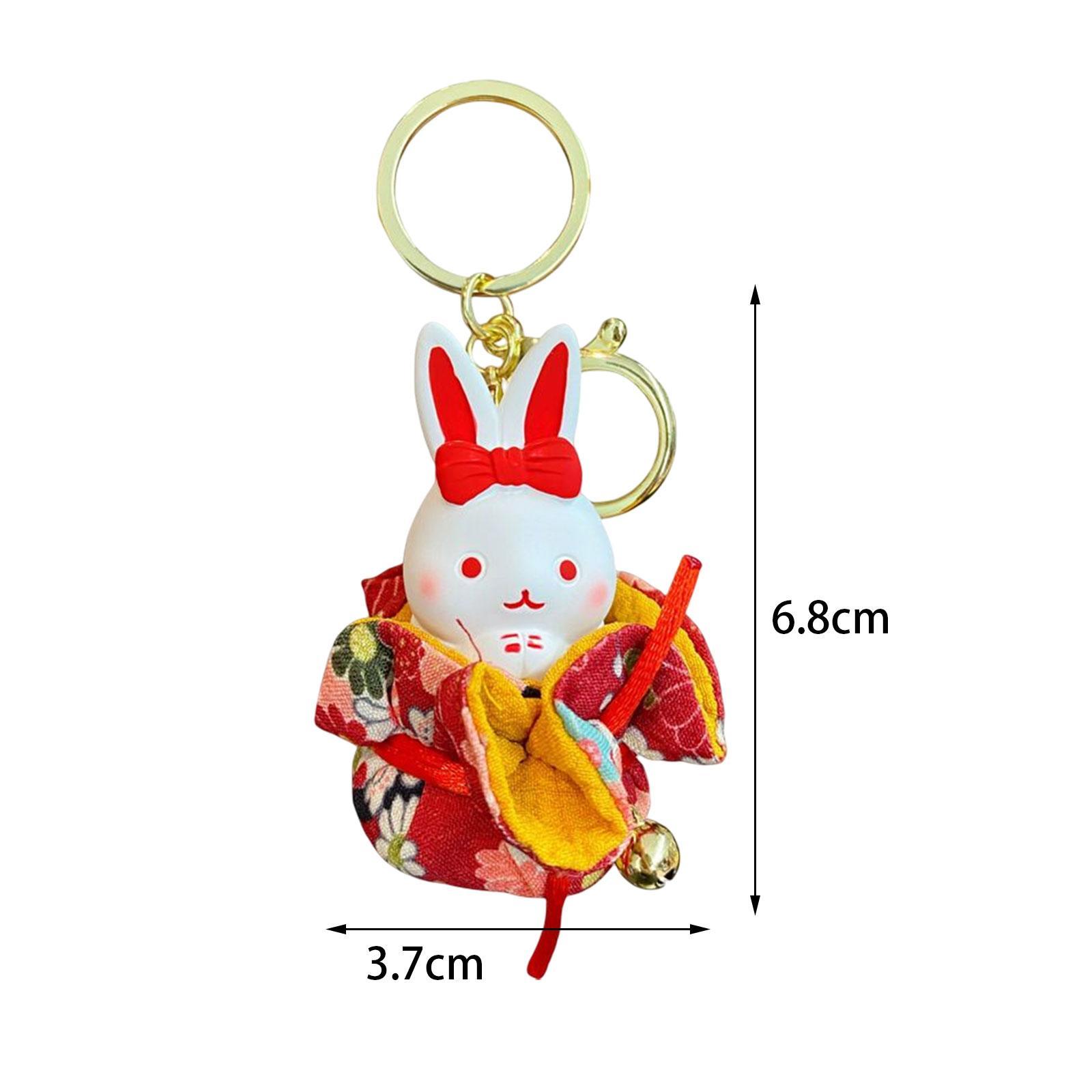Cartoon Car Pendant Gift Chinese New Year Pendant Doll Pendant for Car Key bag Decor