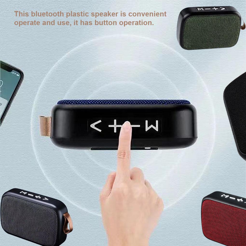 Loa Ngoài Trời Hộp Âm Thanh Không Dây Cuộc Gọi Rảnh Tay Sạc Tương Thích Bluetooth 4 2 Loa Hộp Âm Thanh Bằng Nhựa Màu Xám Bạc Color: green