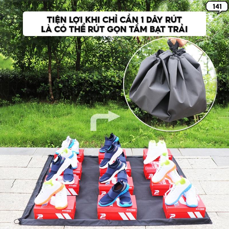 Bạt Trải Picnic Dã Ngoại Chống Thấm Có Dây Rút Tiện Lợi Nhiều Màu Kích Thước 150x150cm 141