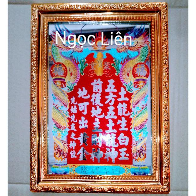 Bài vị thờ thần tài khuôn nhựa xi vàng