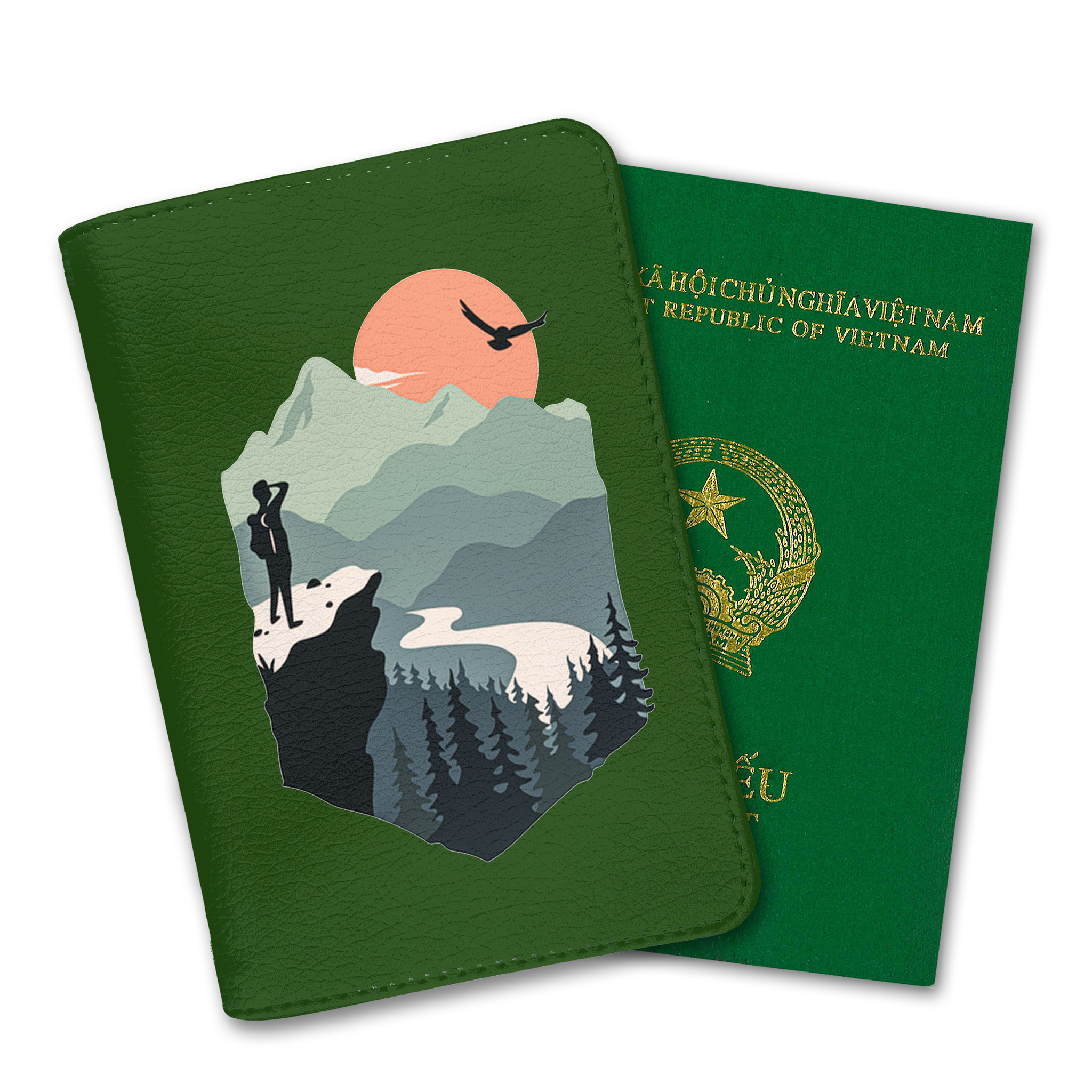 Ví Passport Du Lịch TREKKING - Bao Da Hộ Chiếu STormbreaker Siêu Dễ Thương - Passport Cover Holder SAY YES ADVENTURE - Thiết Kế Đơn Giản - Tinh Tế - Hình Ảnh Sắc Nét - ATPP118