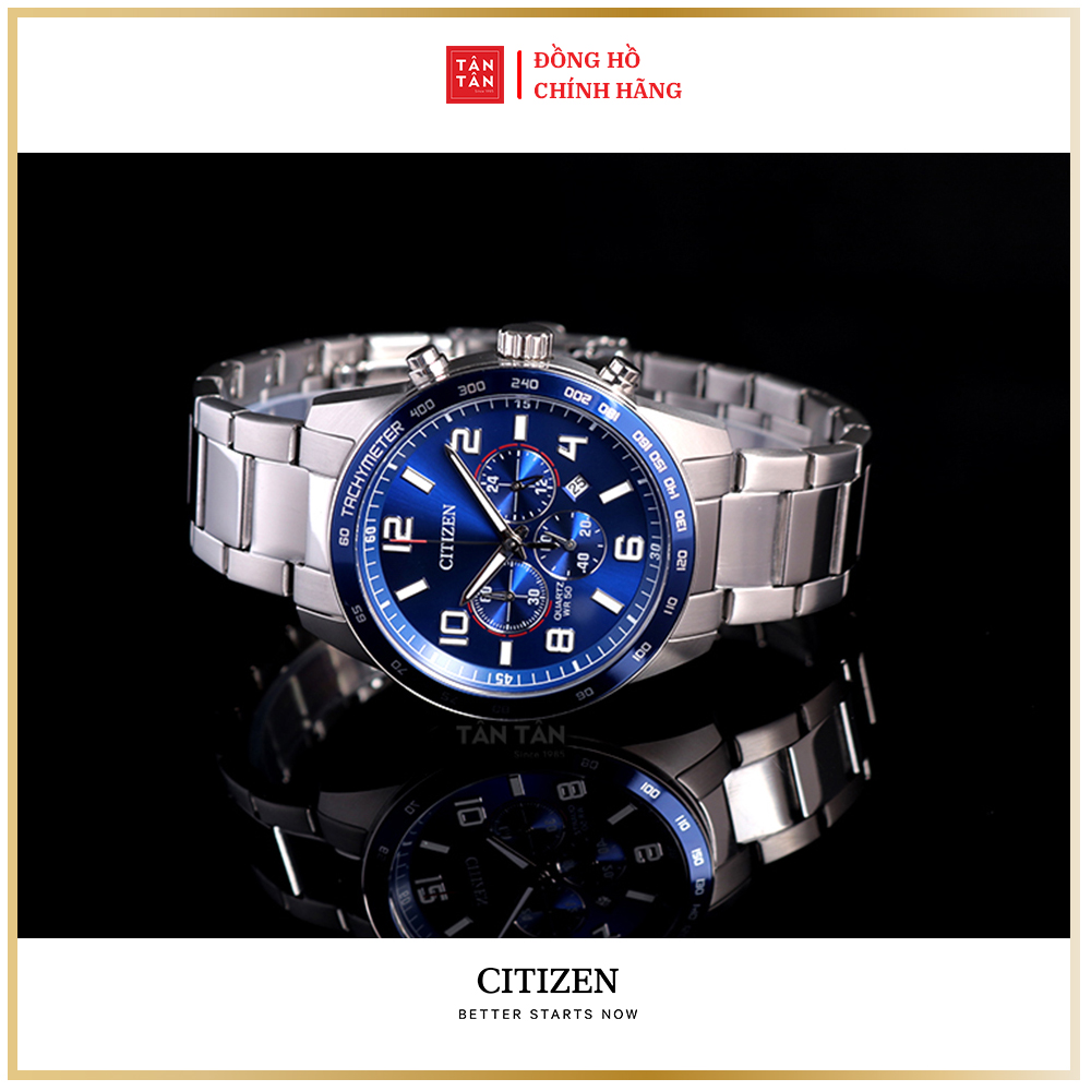 Đồng hồ Nam Citizen Quartz AN8161-50L 44mm