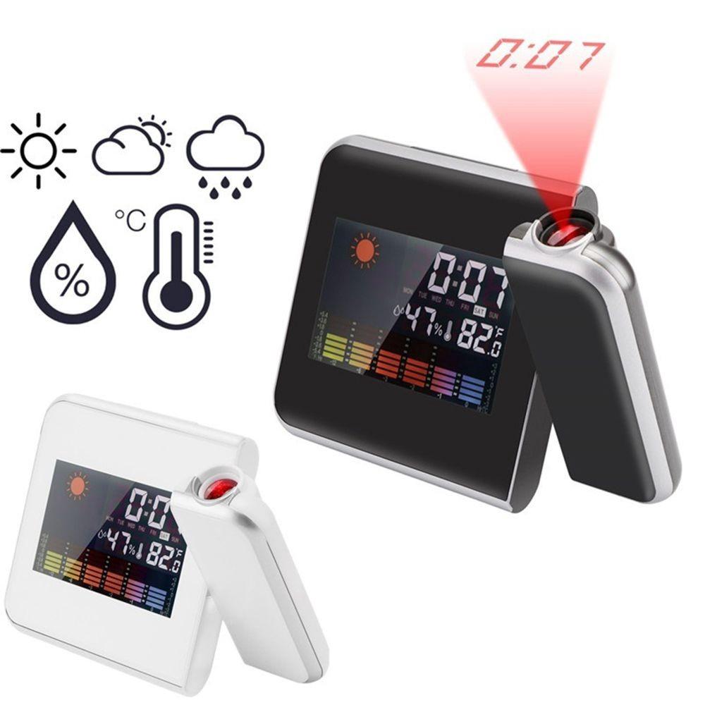 MSP8190 - Đồng hồ báo thức đa chức năng, đo nhiệt độ, độ ẩm, máy chiếu giờ lên tường, lịch vạn niên