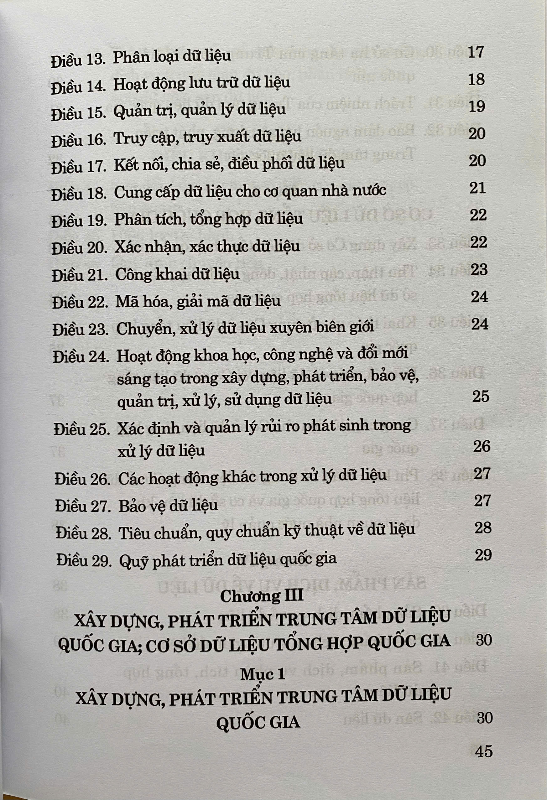Luật Dữ Liệu Năm 2024