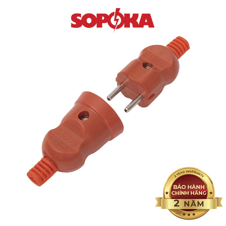 Bộ nối nguồn công suất cao SOPOKA N3000W lớp lõi chịu nhiệt, lớp vỏ chống vỡ