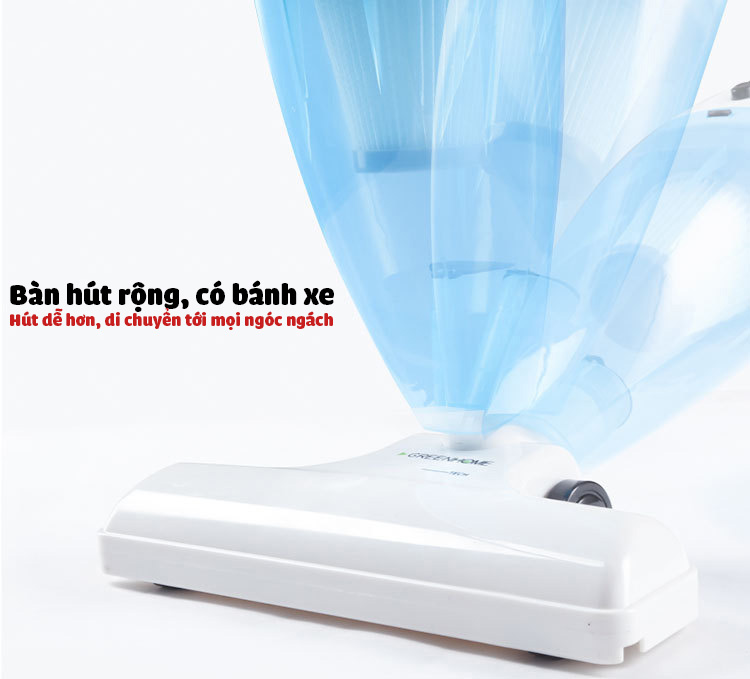 Máy hút bụi mini cầm tay 600W GreenHome GHA-102 đa chức năng