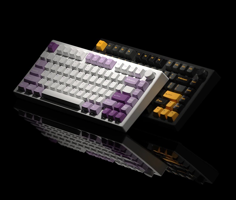 Bàn phím cơ FL-Esports GP75CPM (Taro Purple/Polar Night Black)_Mới, hàng chính hãng