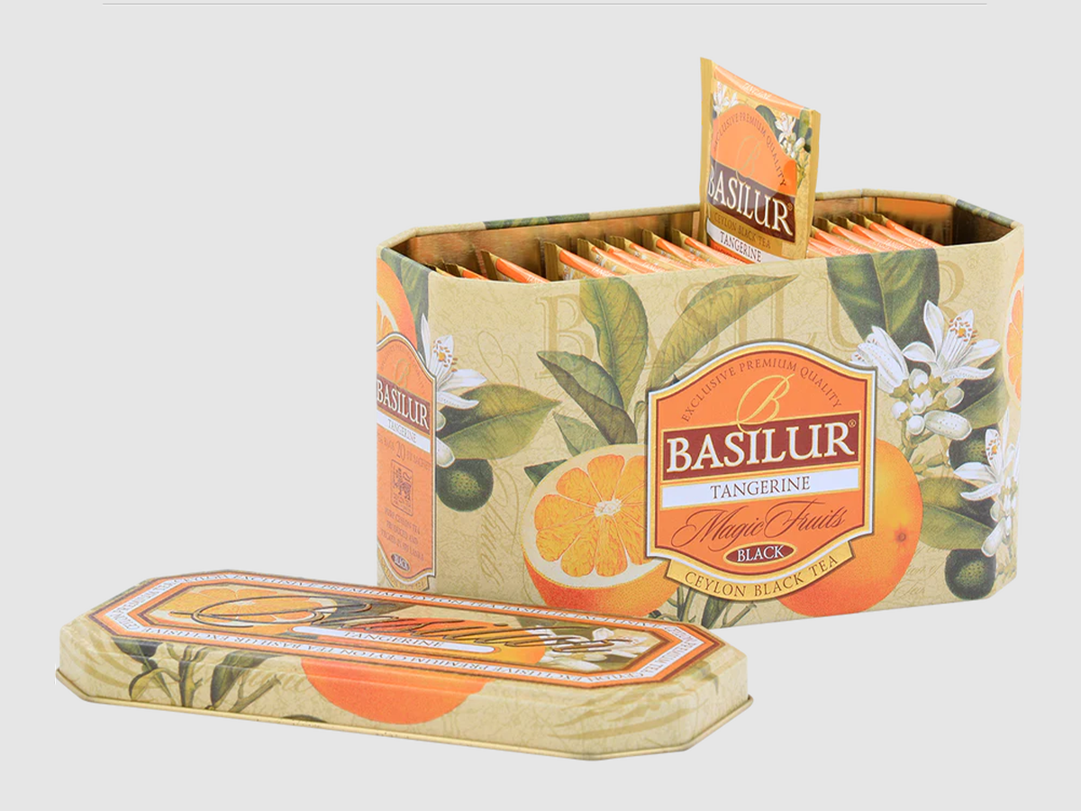 Trà đen Ceylon Basilur vị cam quýt – 100g