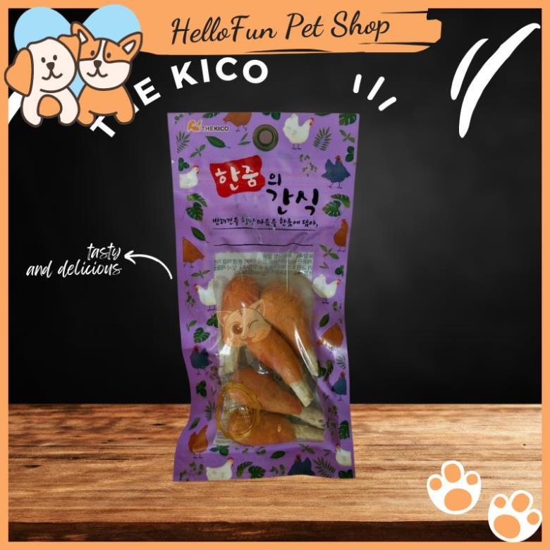 Bánh thưởng cao cấp The Kico cho chó mèo gói 100g (Snack cho thú cưng Lucky Bites nhiều vị