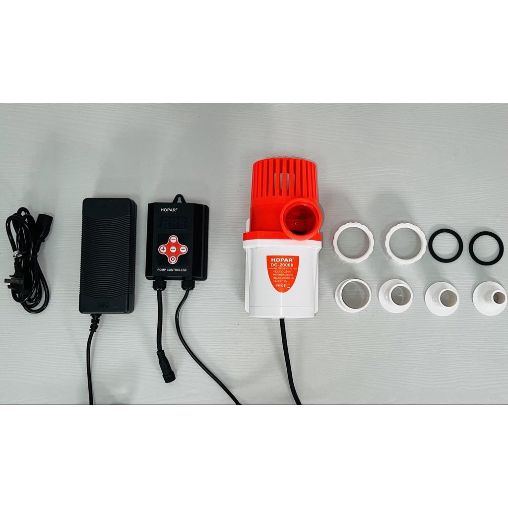 MÁY BƠM CHO BỂ CÁ DC 24V HOPAR 120000