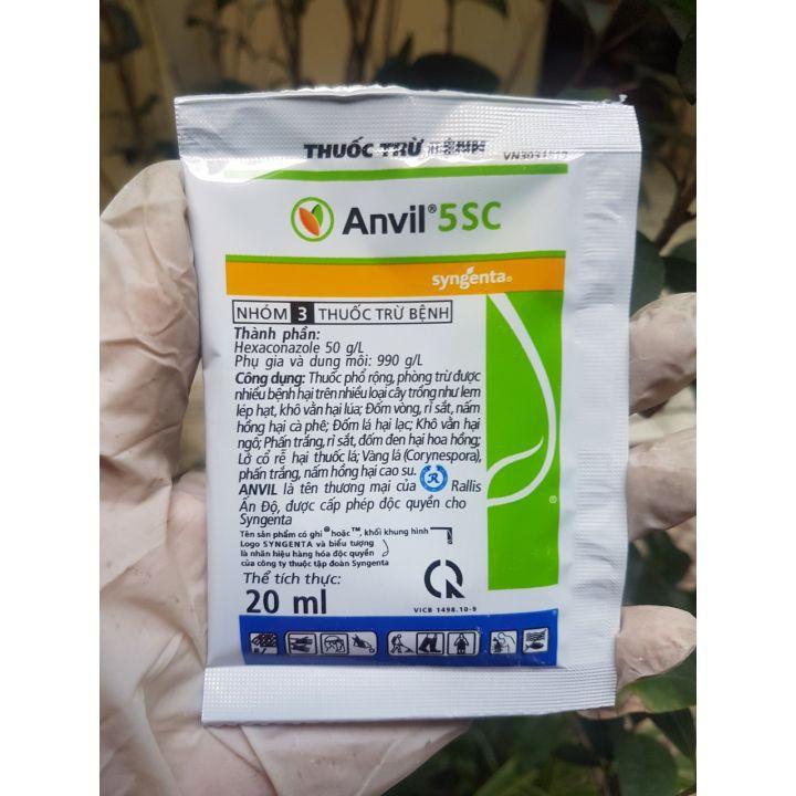 Thuốc trừ nấm bệnh hoa hồng Anvil 5SC chính hãng Syngenta -Thuỵ Sỹ (20ml)