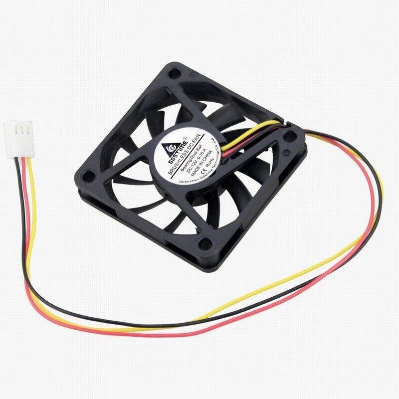 1 Piece Gdstime 3Pin FG Dual Ball 60mm x 1mm DC 11V 3-wire Brushless Cooling Fan 60x60x1mm 6cm 601