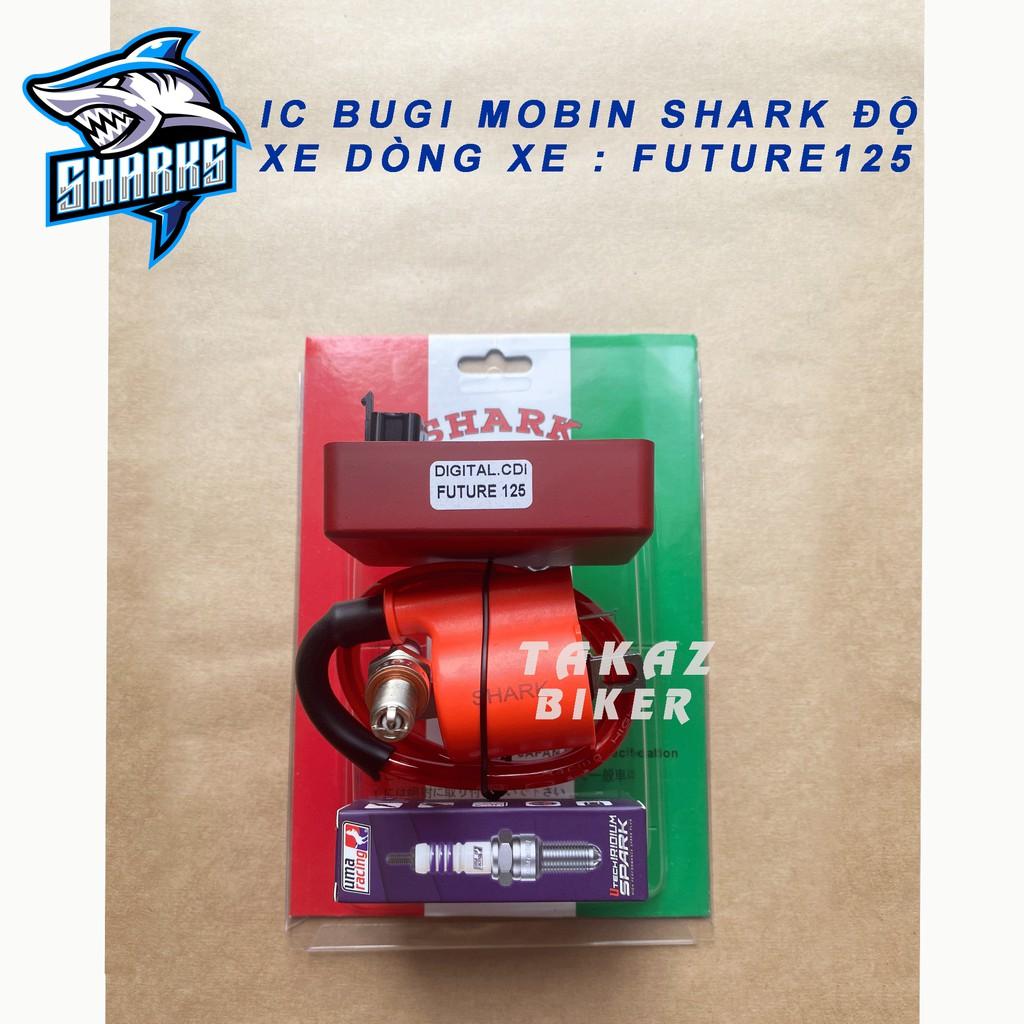 Combo Độ dàn lửa IC, Mobin, Bugi Uma cho Future 125, Wave Alpha 110, Blade 110 SHARK Malaysia