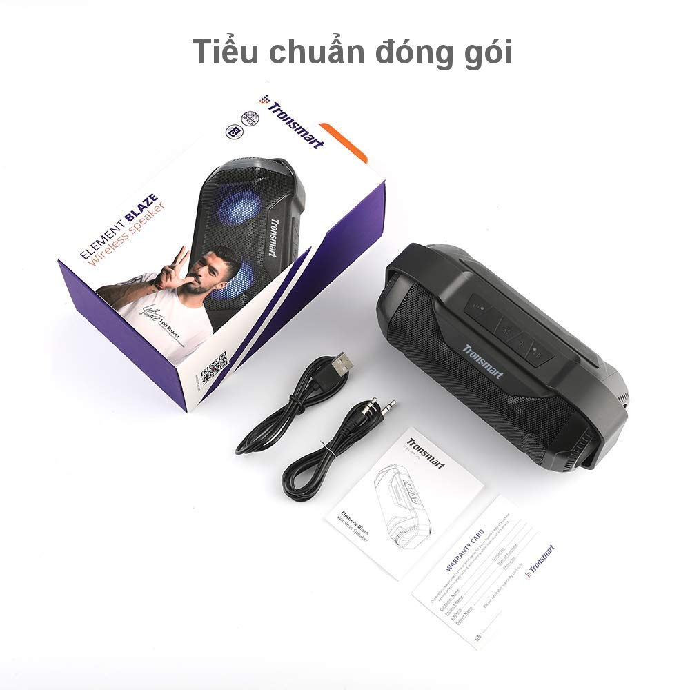 Loa Bluetooth 4.2 ngoài trời chống thấm nước (IPX56) Công Suất 10W Tronsmart Element BLAZE - Hàng chính hãng