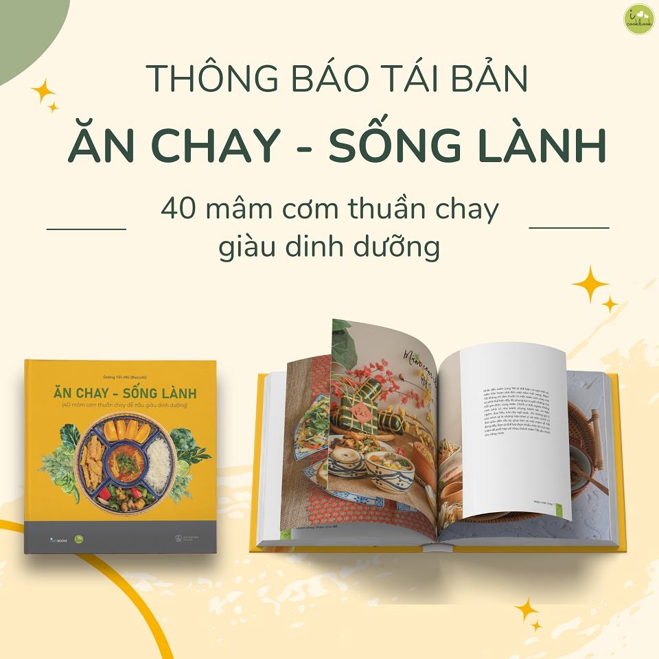 Sách Dạy Nấu Ăn Chay Ăn Chay Sống Lành Ăn Chay Cùng Nhi (BC) Ăn Chay Cùng Nhi (BM) - Bản Quyền