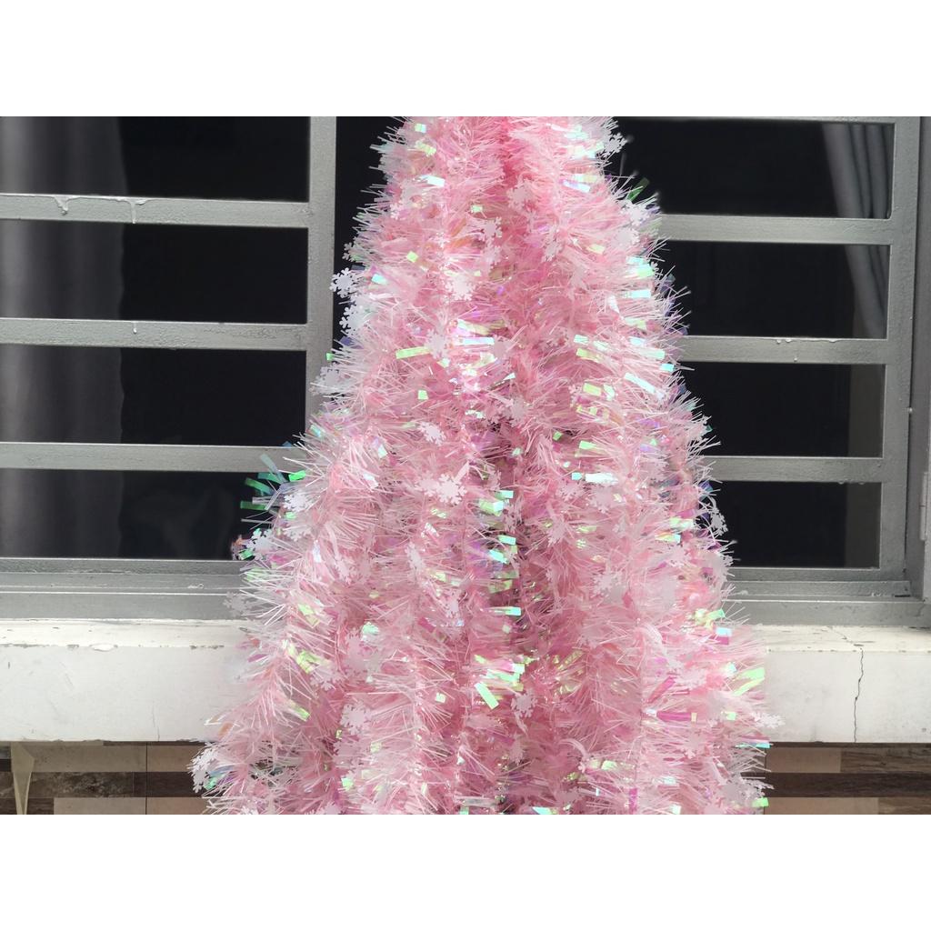 Dây kim tuyến trang trí NOEL, tết 2023 dái 1.5m mẫu mới đẹp hàng dày
