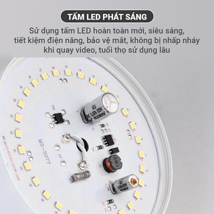 Bóng đèn Led cánh quạt 4 cánh 75W tiết kiệm điện, ánh sáng trắng, chuối xoáy E27 có thể điều chỉnh góc độ sáng