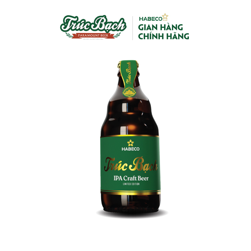 Bia Trúc Bạch IPA Craft - Hộp 6 chai 330ml