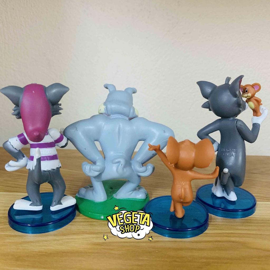 Mô Hình Tom và Jerry - Nhân Vật Hoạt Hình Tom and Jerry - Mèo Tom Chuột Jerry Chó Spike - Cao 2~8cm