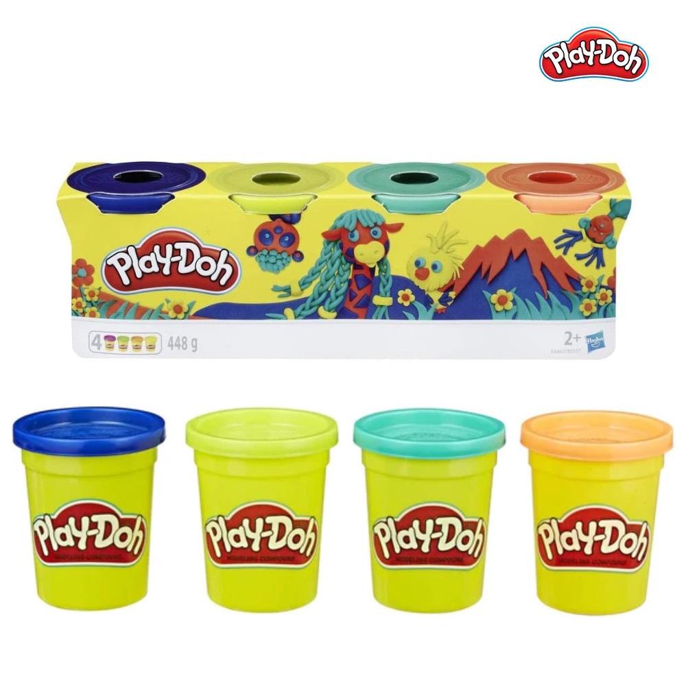 Bộ đồ chơi đất nặn 4 màu tự nhiên Play-Doh