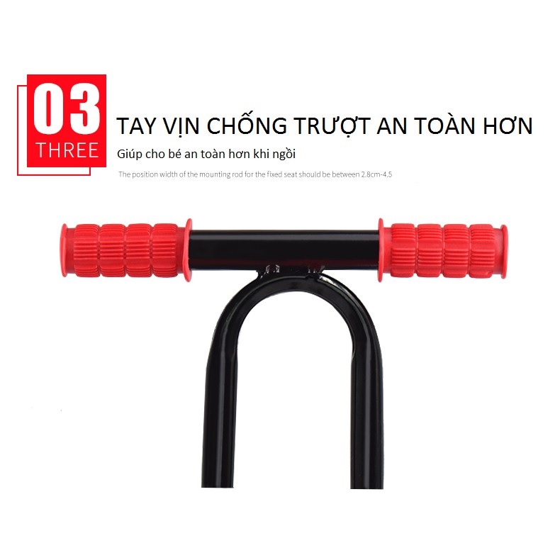 Ghế Gắn Trên Xe Đạp, Xe Điện Cho Trẻ Em Ngồi GB01 Cao Cấp - Hàng Nhập Khẩu