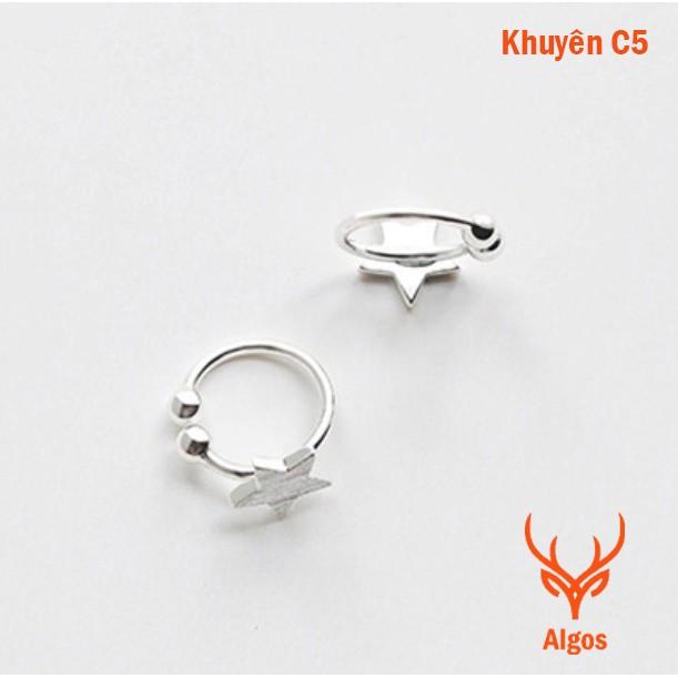 Khuyên tai nữ - Bông tai ngôi sao gài ️ ƯU ĐÃI TOÀN SHOP ️ Bạc 925 sáng bền, thiết kế tinh tế phù hợp mọi phong cách