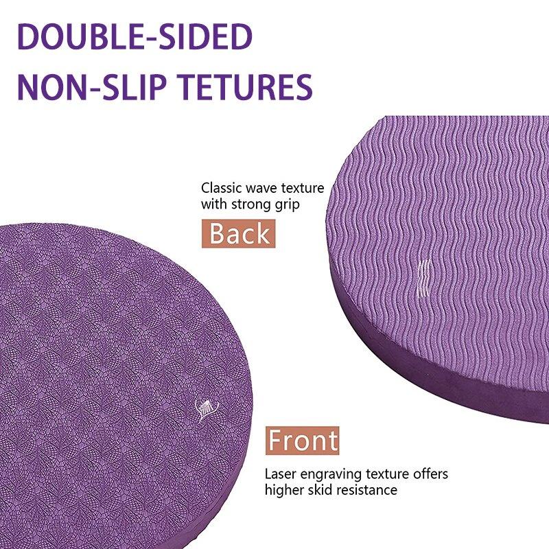 Portable Plank Support Mat Fitness Mat Non-slip Sports Protection Elbow Pad 175x15 Mm Thick Disc 1 Pair of TPE Mats
