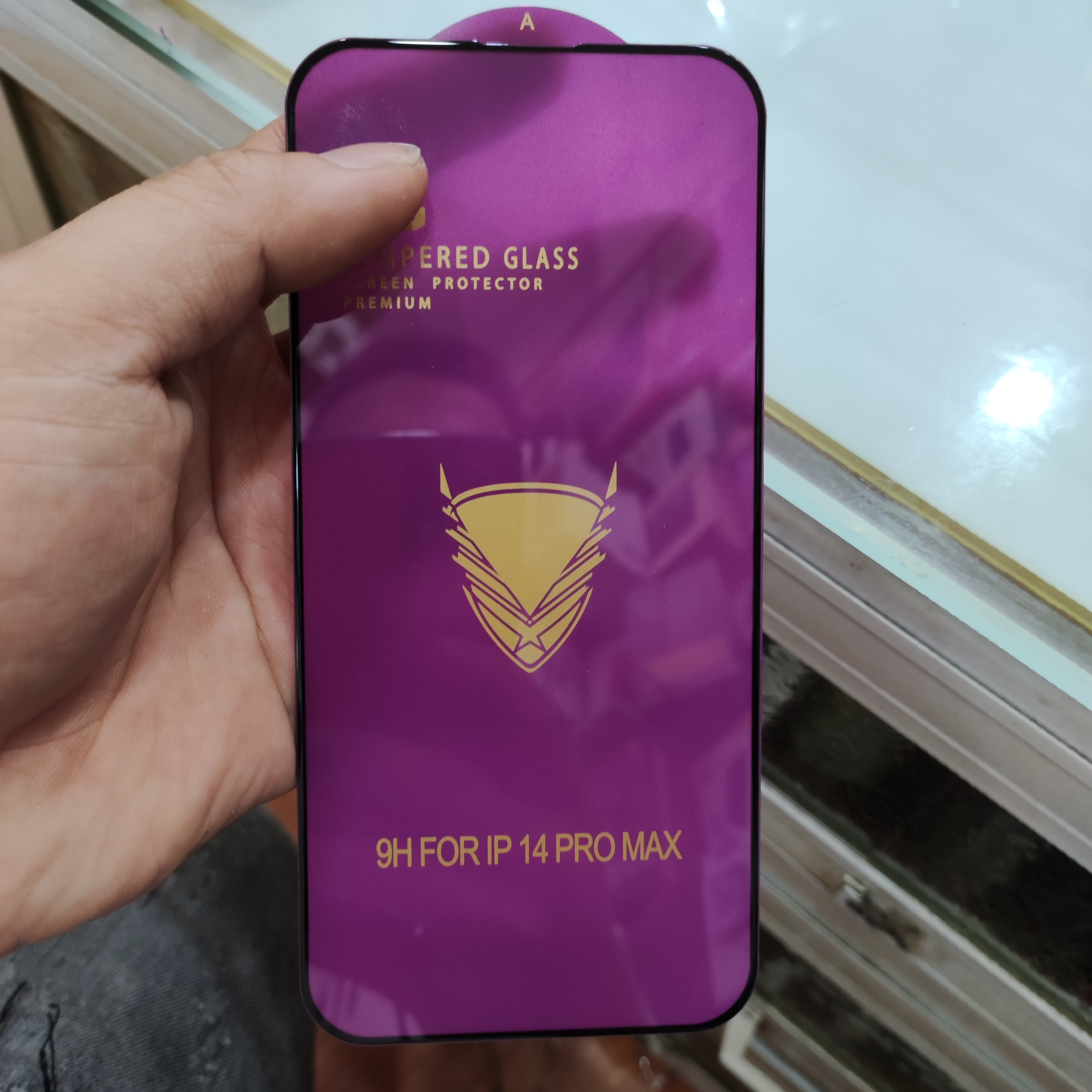 Cường lực OG tím Tempered dành cho iphone 14 promax/14max - Hàng Chính Hãng