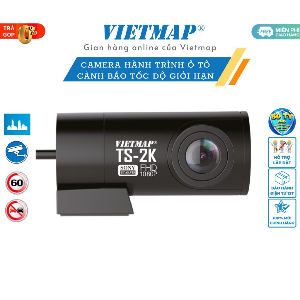 Camera hành trình Vietmap TS-2K kèm sạc ACC - Cảnh báo giao thông bằng giọng nói ghi hình trước sau - Hàng chính hãng