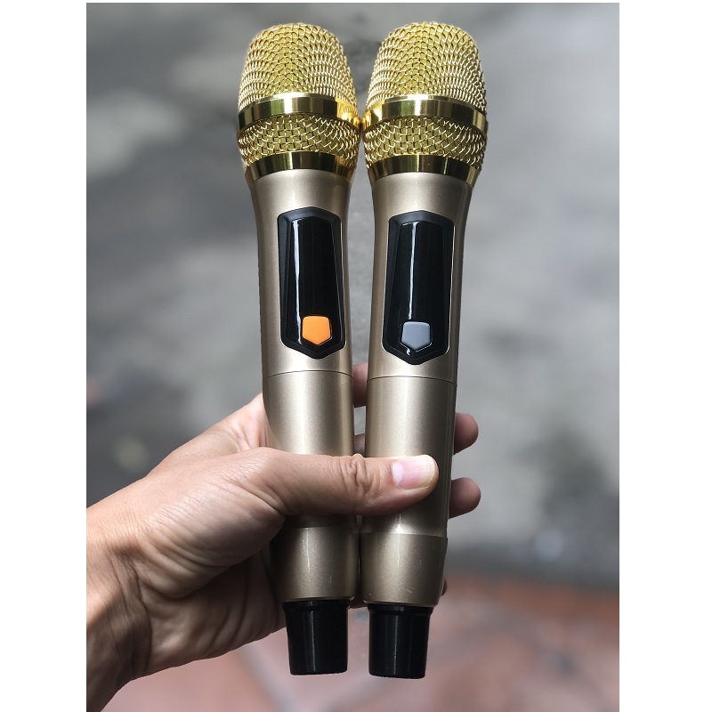 Loa kéo karaoke cao cấp Mitsunal M62, Tích hợp 3 loa: Loa BASS ~30 CM, Loa Trung ~16Cm, Loa Tress 10CM, Kèm 2 mic kim loại thay đổi tầng số - Hàng chính hãng