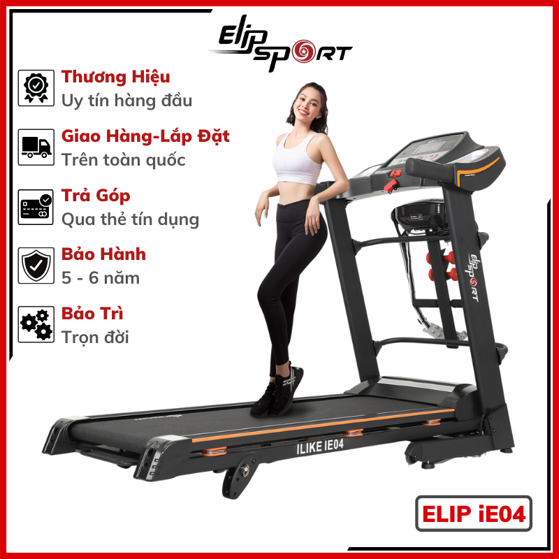 MÁY CHẠY BỘ ĐA NĂNG ELIP iE04