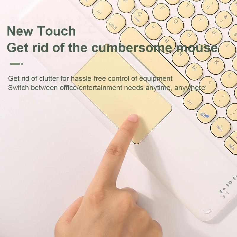 Bàn Phím Bluetooth Không Dây Ash 2021 Cho Xiaomi Mi Pad 5 Pro 4 Plus 3 2 1