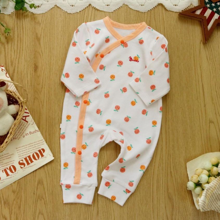 (3-10kg) Body Dài Chất Cotton Mềm Mại, Co Giãn, Thấm Hút Tốt - Bunny baby