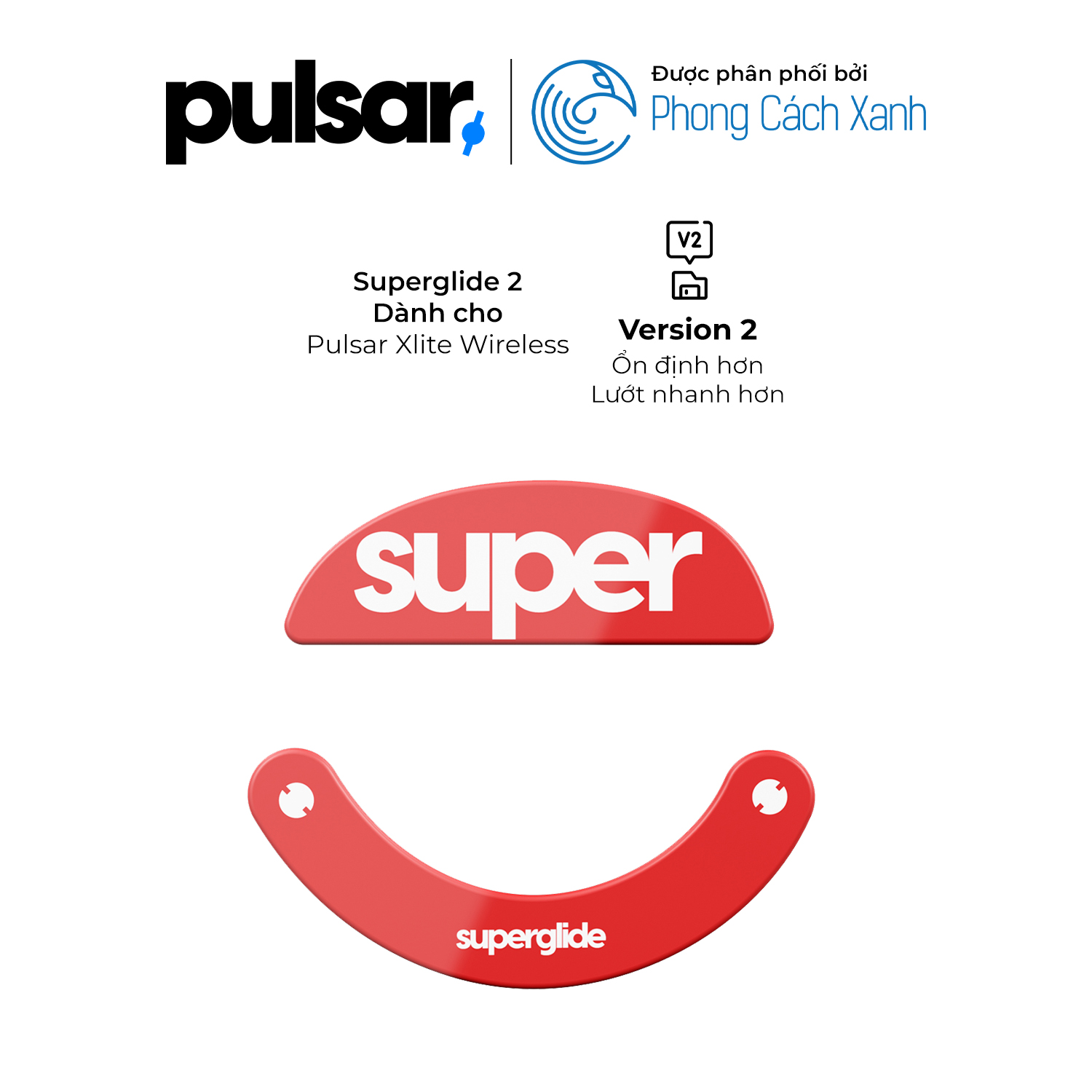 Feet chuột Pulsar Superglide 2 - Pulsar Xlite Wireless Series / Feinmann - Hàng Chính Hãng