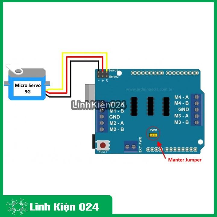 Module Điều Khiển Động Cơ L293D