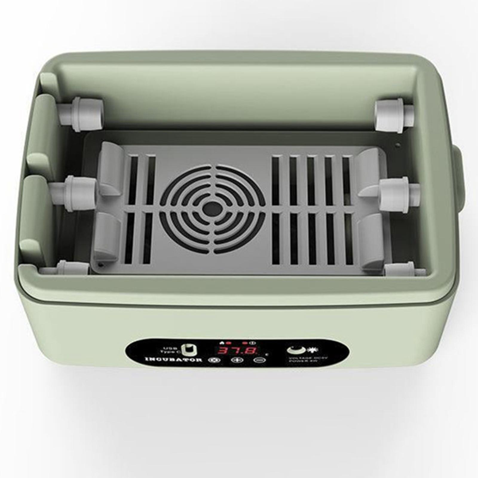 Egg Incubator Manual Egg Turner Temperature Control with Light for Duck Square