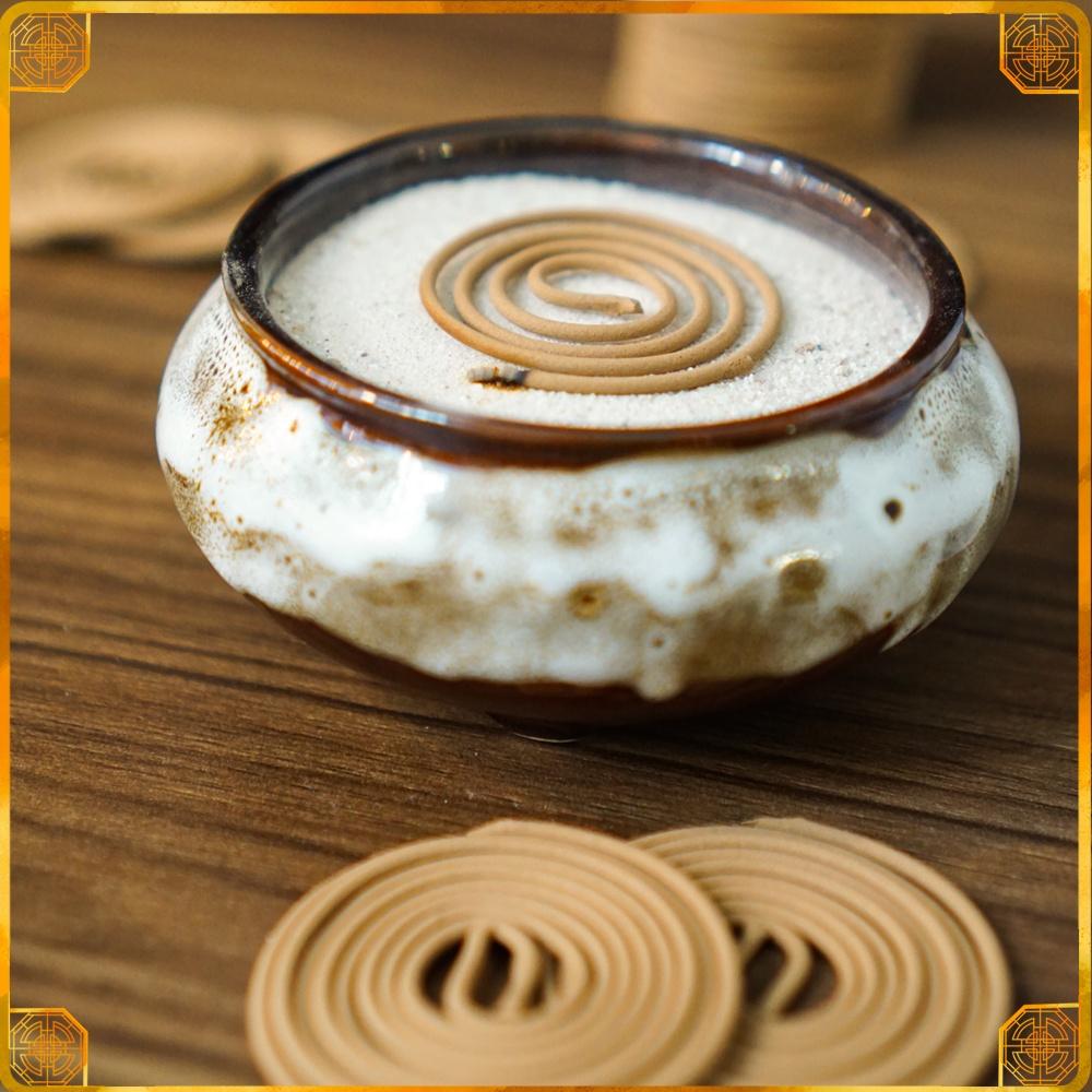 Nhang Trầm Hương Khoanh Cháy 4 Giờ Organic An Chi Mùi Thơm Tự Nhiên Không Hóa Chất Ít Khói