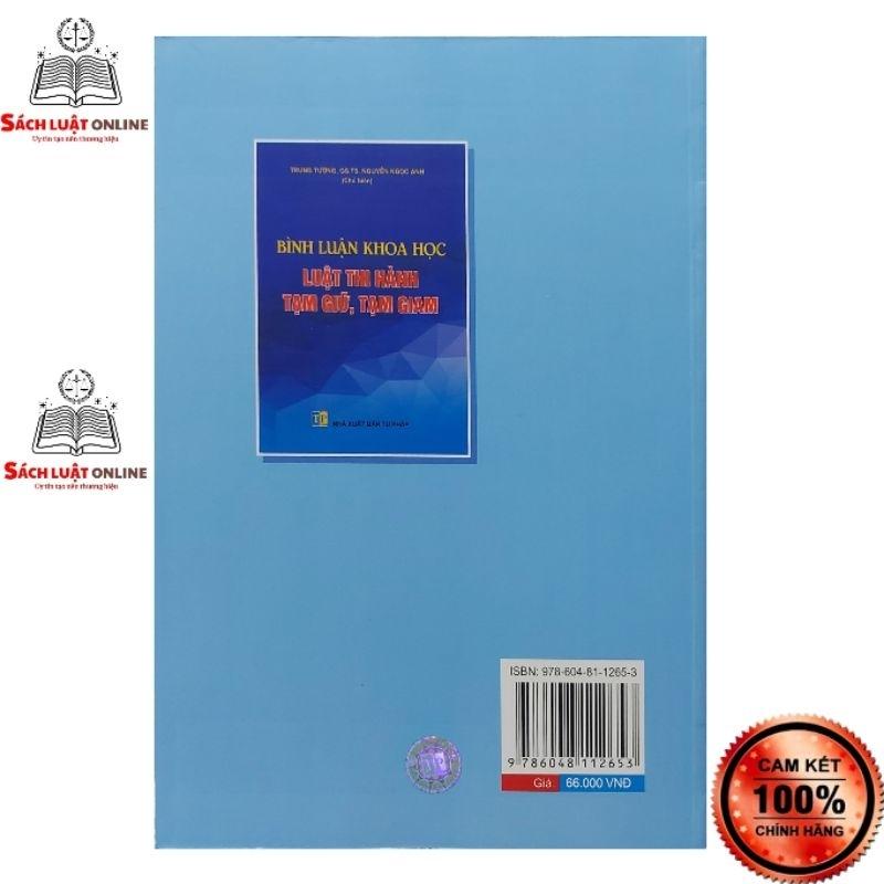 Sách - Bình luận khoa học luật thi hành tạm giữ tạm giam