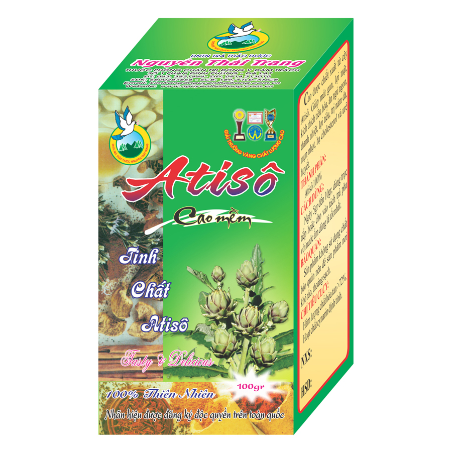 Cao Atiso Thanh Nhiệt Giải Độc Nguyên Thái Trang (2g x 50 Gói)