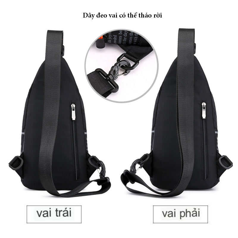 Túi đeo chéo đa năng tiện lợi Haoshuai Bag phong cách trẻ trung, năng động -144