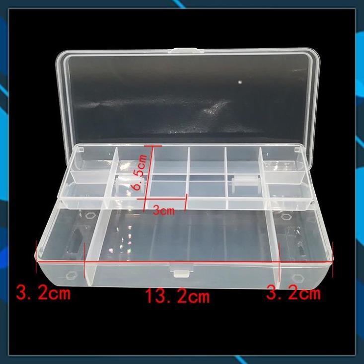 Hộp đựng phụ kiện 2 mặt câu cá, mồi giả , hộp đựng mồi câu lure giá rẻ tiện lợi Chuyên Đồ Câu Lure