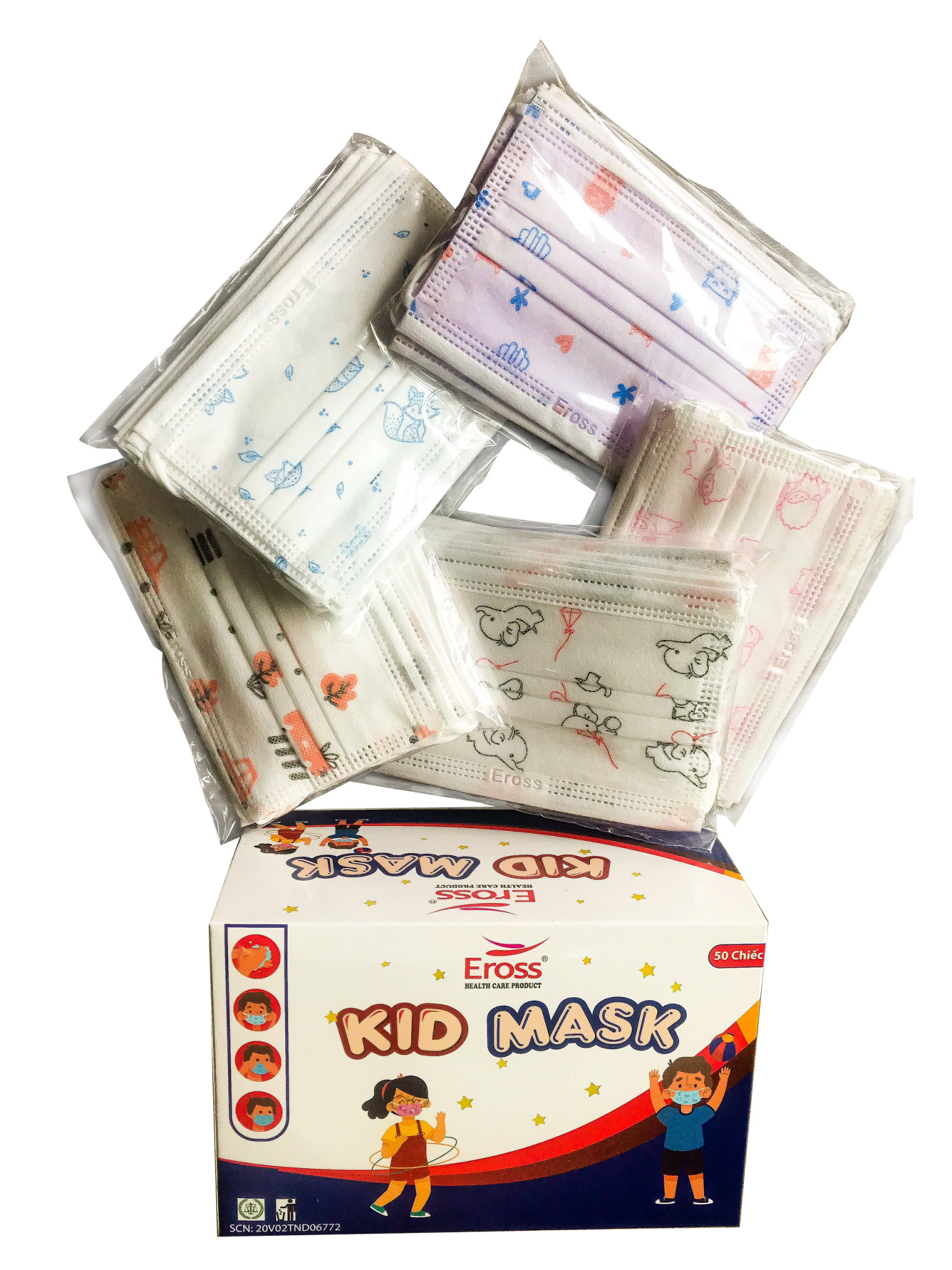 Khẩu trang Y tế trẻ em 3 Lớp Kid Mask