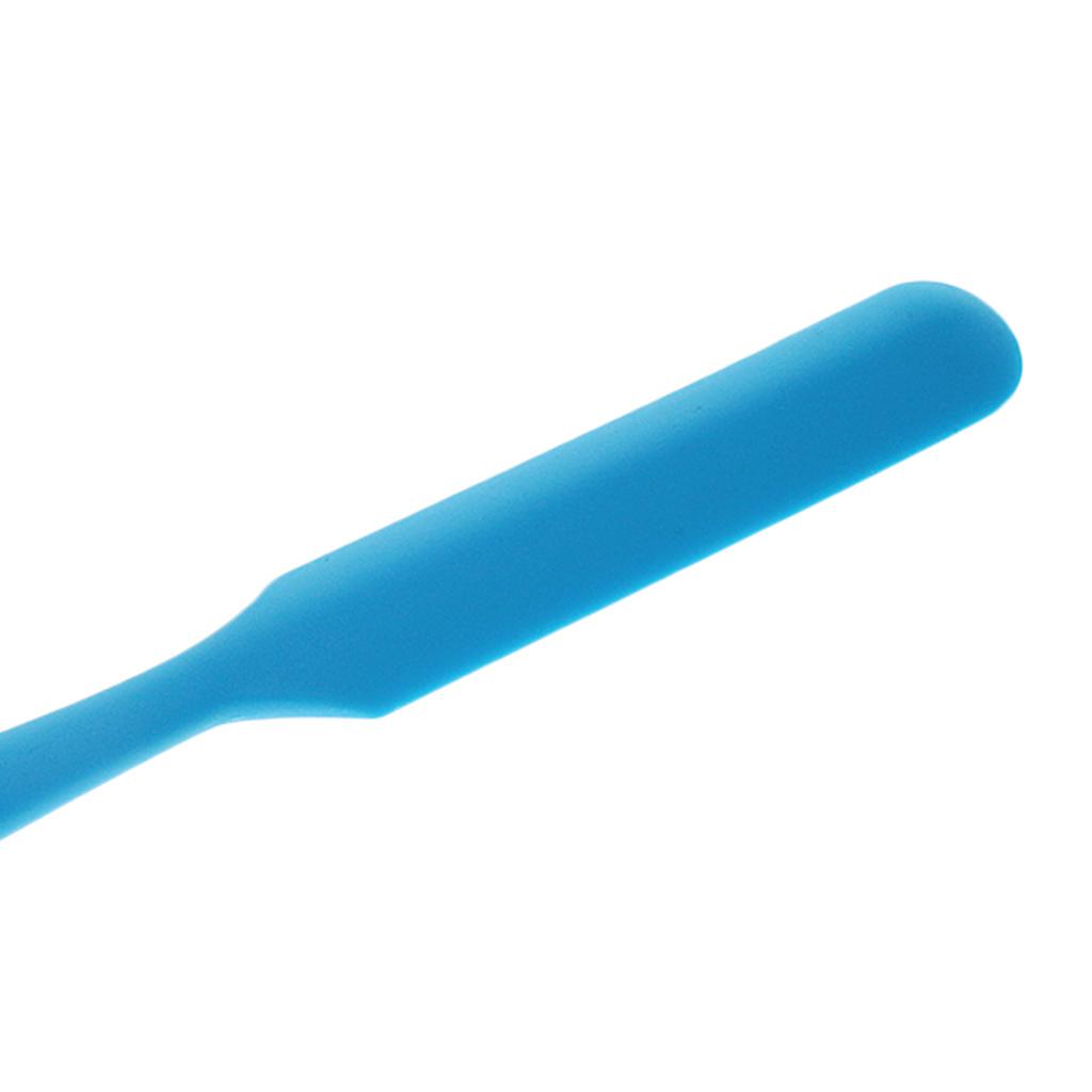 Heat Resistant Silicone Spatulas Cake Spatula Scraping Baking Scraper Blue