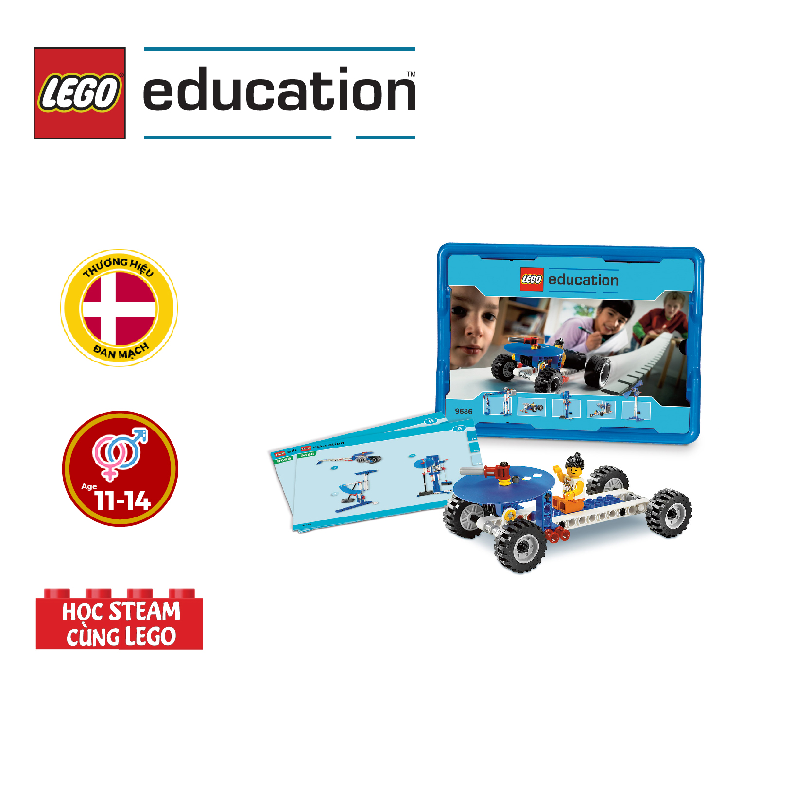 Đồ Chơi LEGO EDUCATION Bộ Kỹ Sư Cơ Khí L6-L9 9686